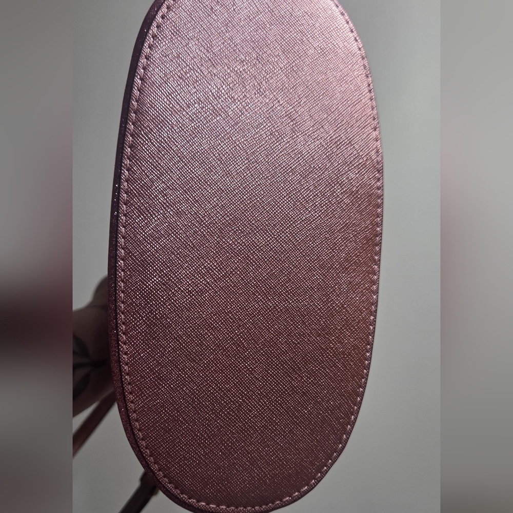 Kate Spade Sparkling Pink Glitter Tote Bag With Detachabble Strap For Crossbody - Picture 9 of 9